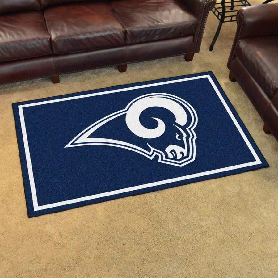 Los Angeles Rams Area Rug Chrismas Gift - Indoor Outdoor Rugs