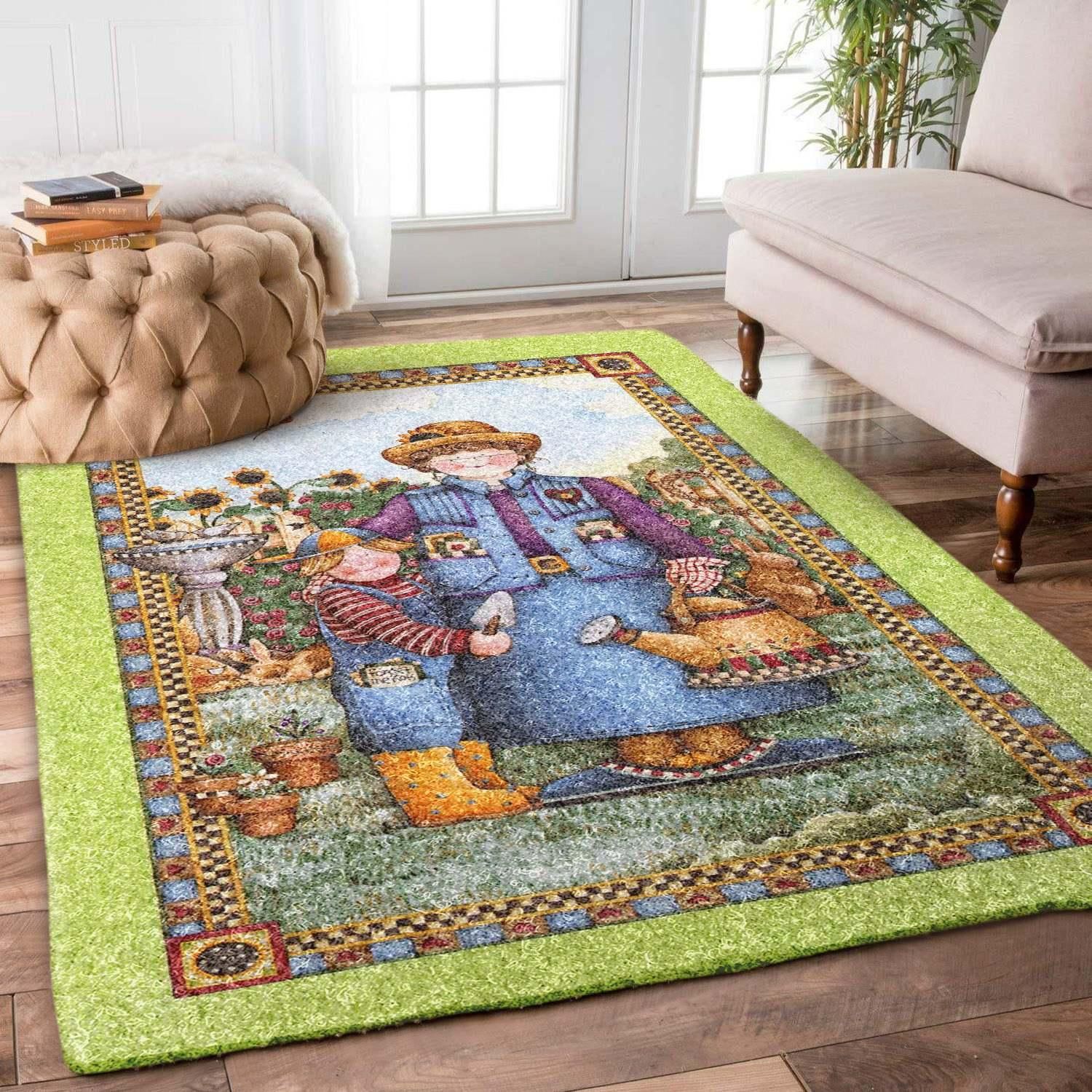 Garden Rug Chrismas Gift - Indoor Outdoor Rugs