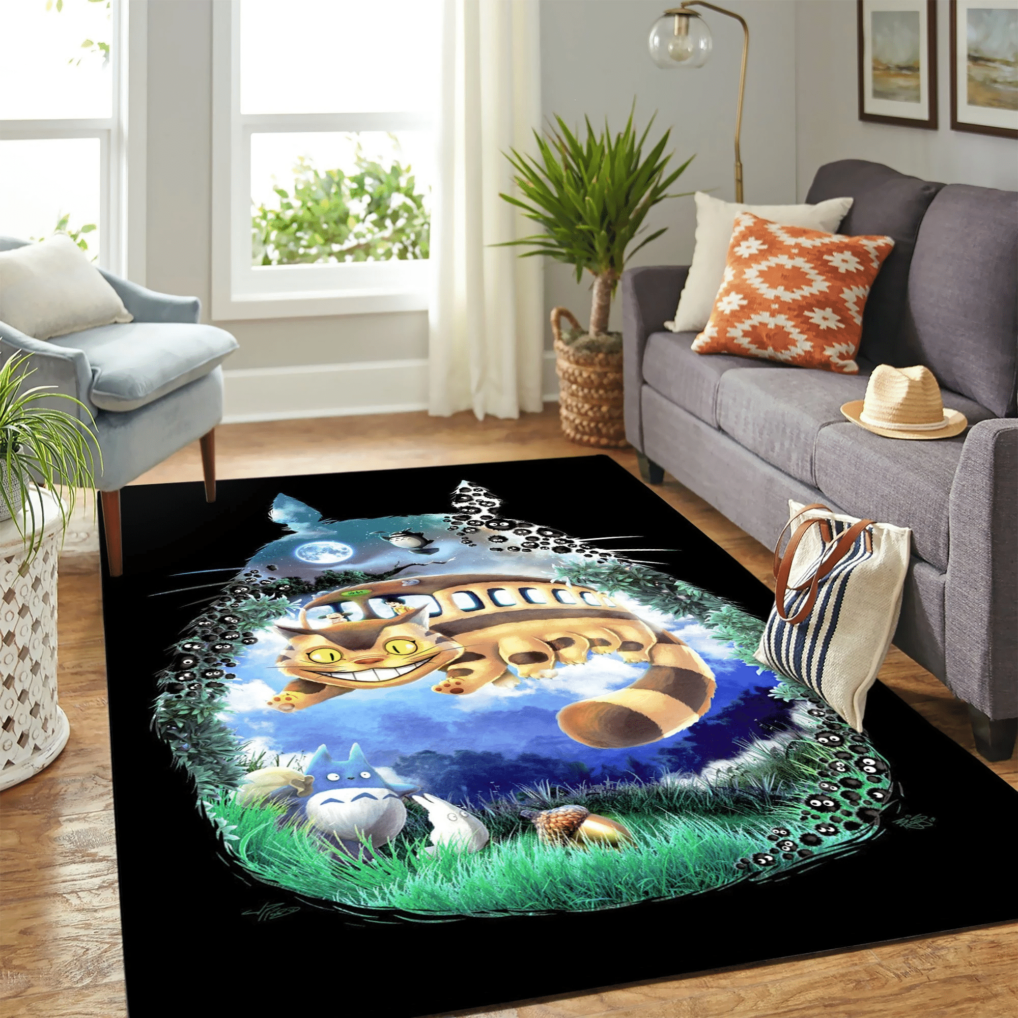 My Neighbor Totoro Carpet Rug Chrismas Gift - Indoor Outdoor Rugs