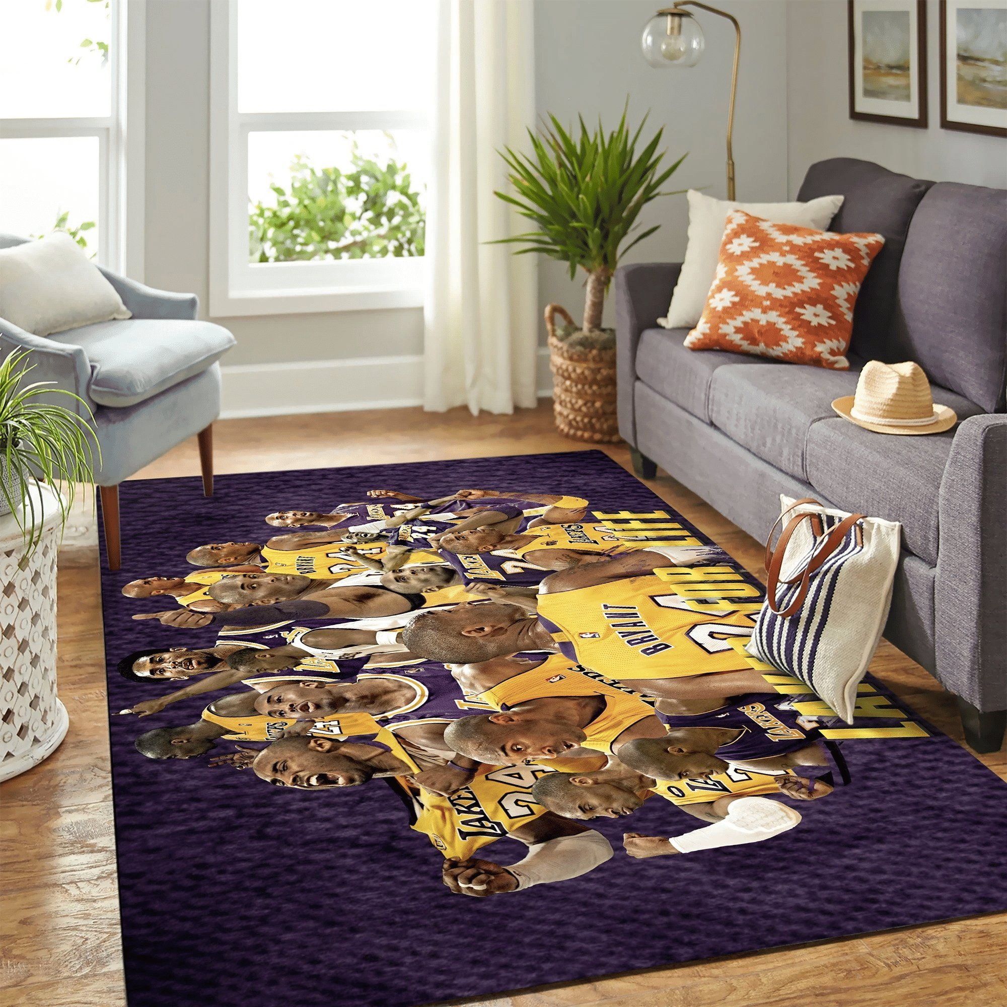 Laker For Life Carpet Floor Area Rug Chrismas Gift - Indoor Outdoor Rugs