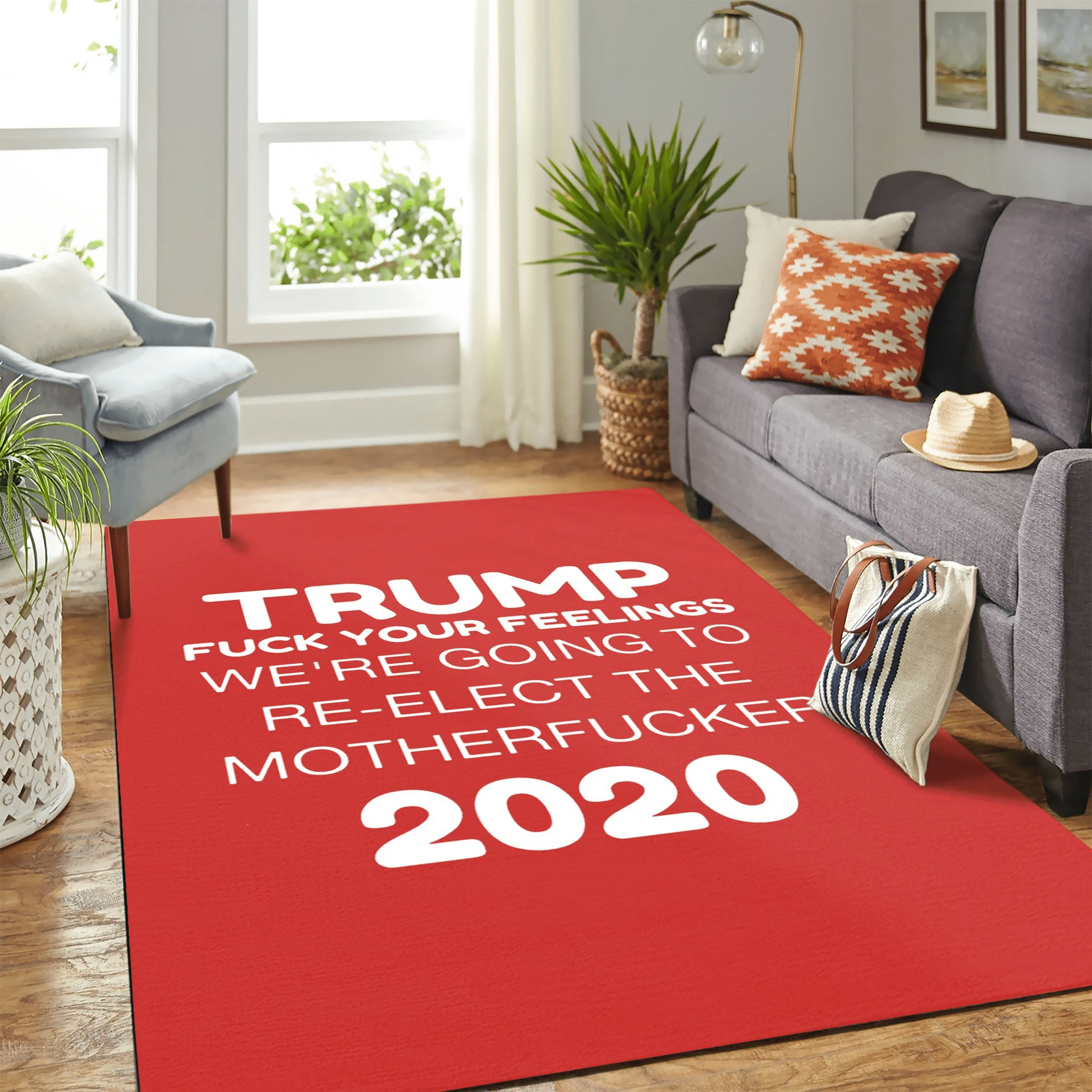 Donal Trump Go Carpet Floor Area Rug Chrismas Gift - Indoor Outdoor Rugs