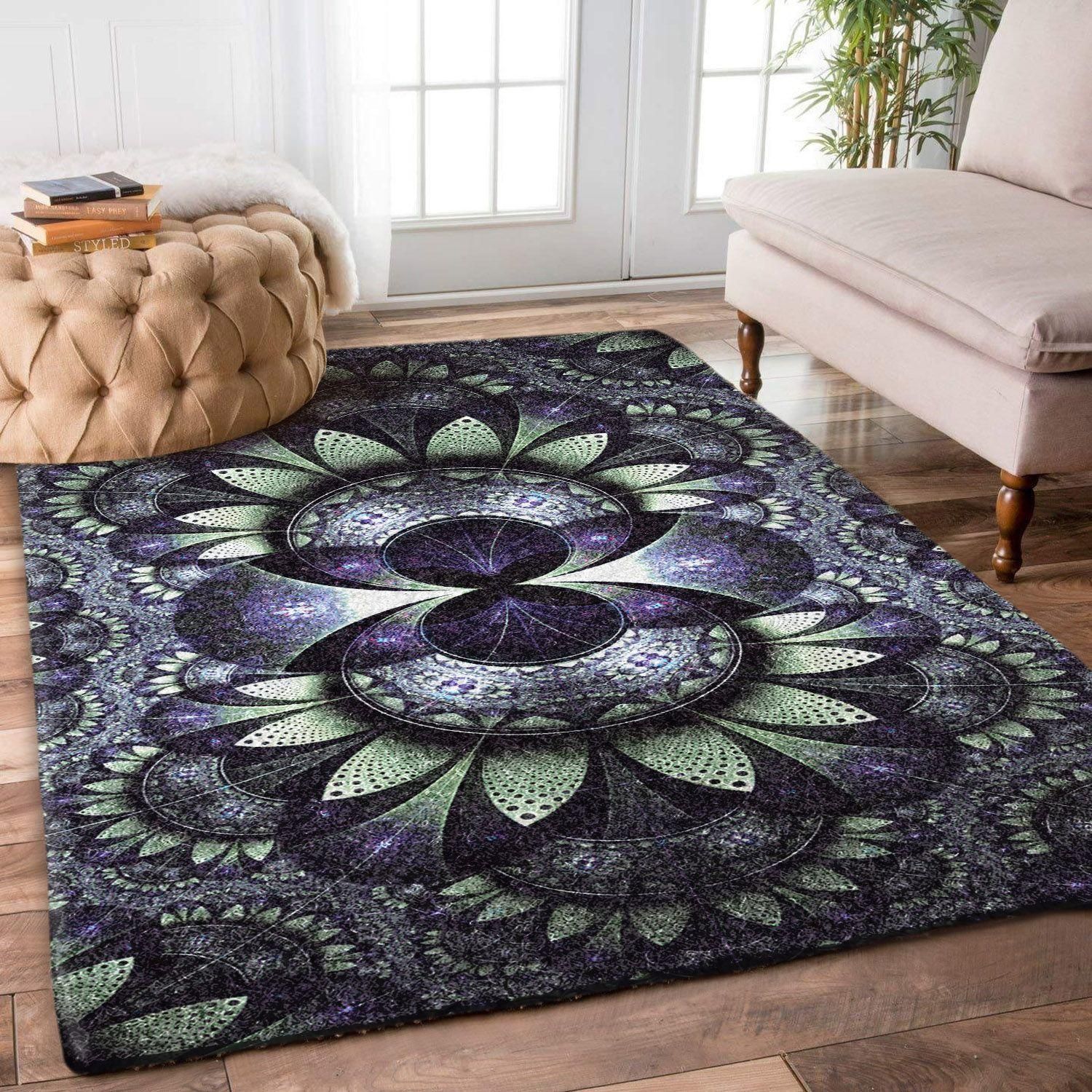 Flower Rug Chrismas Gift - Indoor Outdoor Rugs