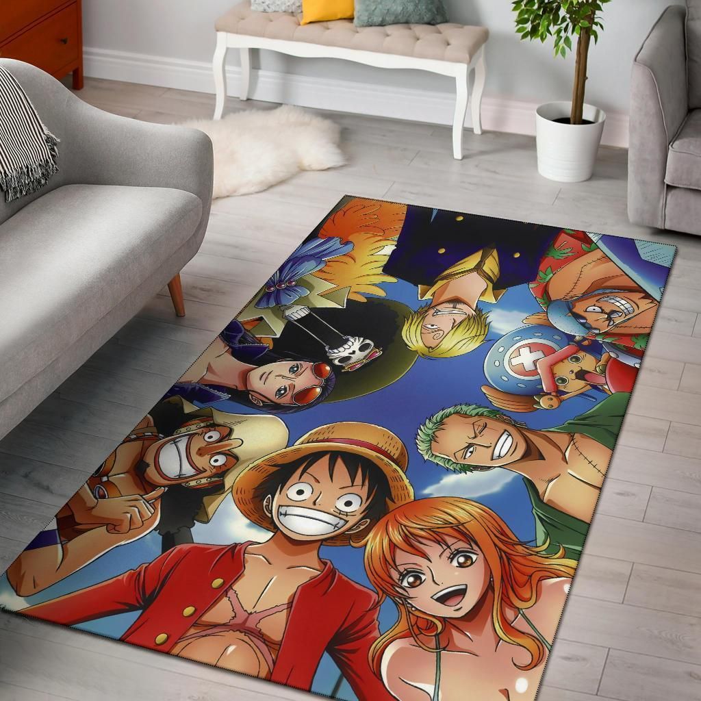 One Piece Straw Hat Crew Area Rug Chrismas Gift - Indoor Outdoor Rugs