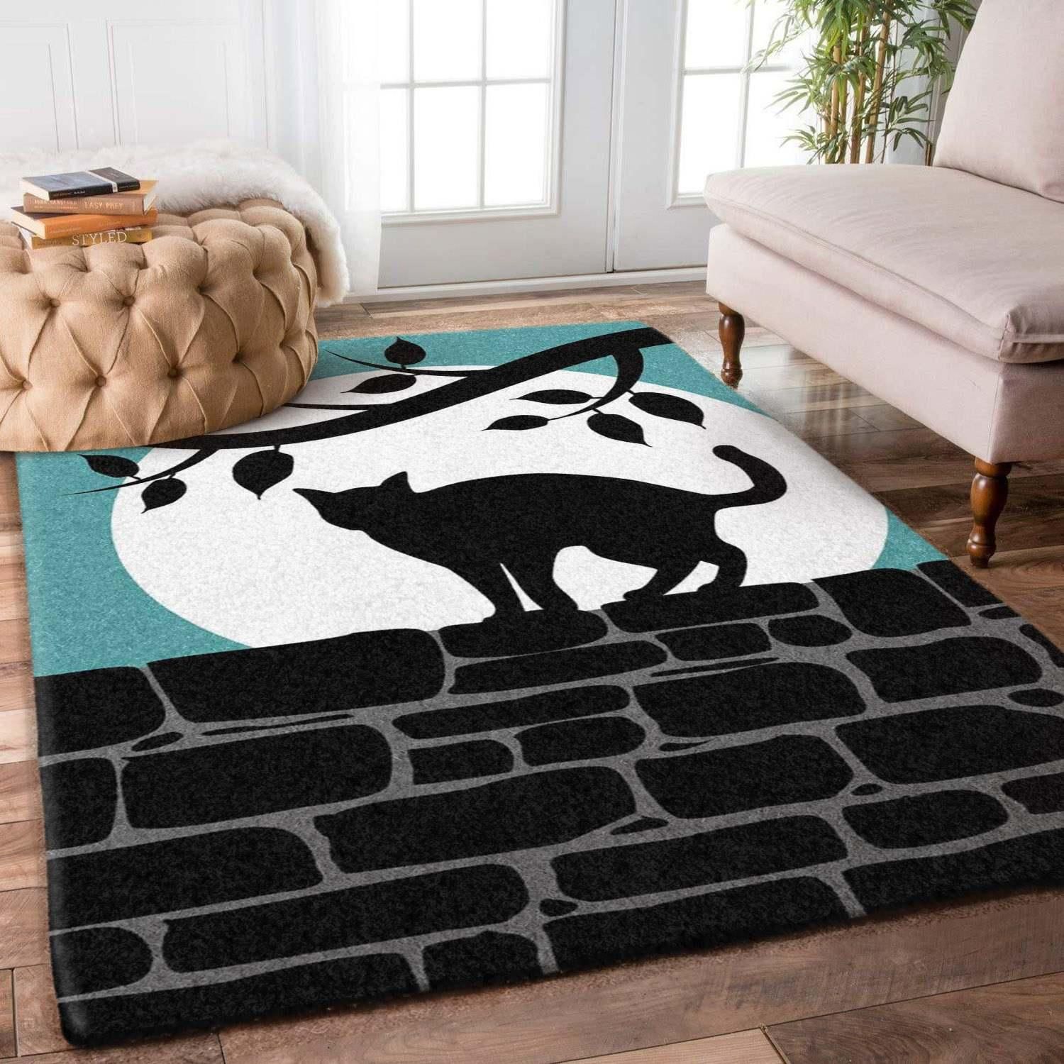 Cat Rug Chrismas Gift - Indoor Outdoor Rugs