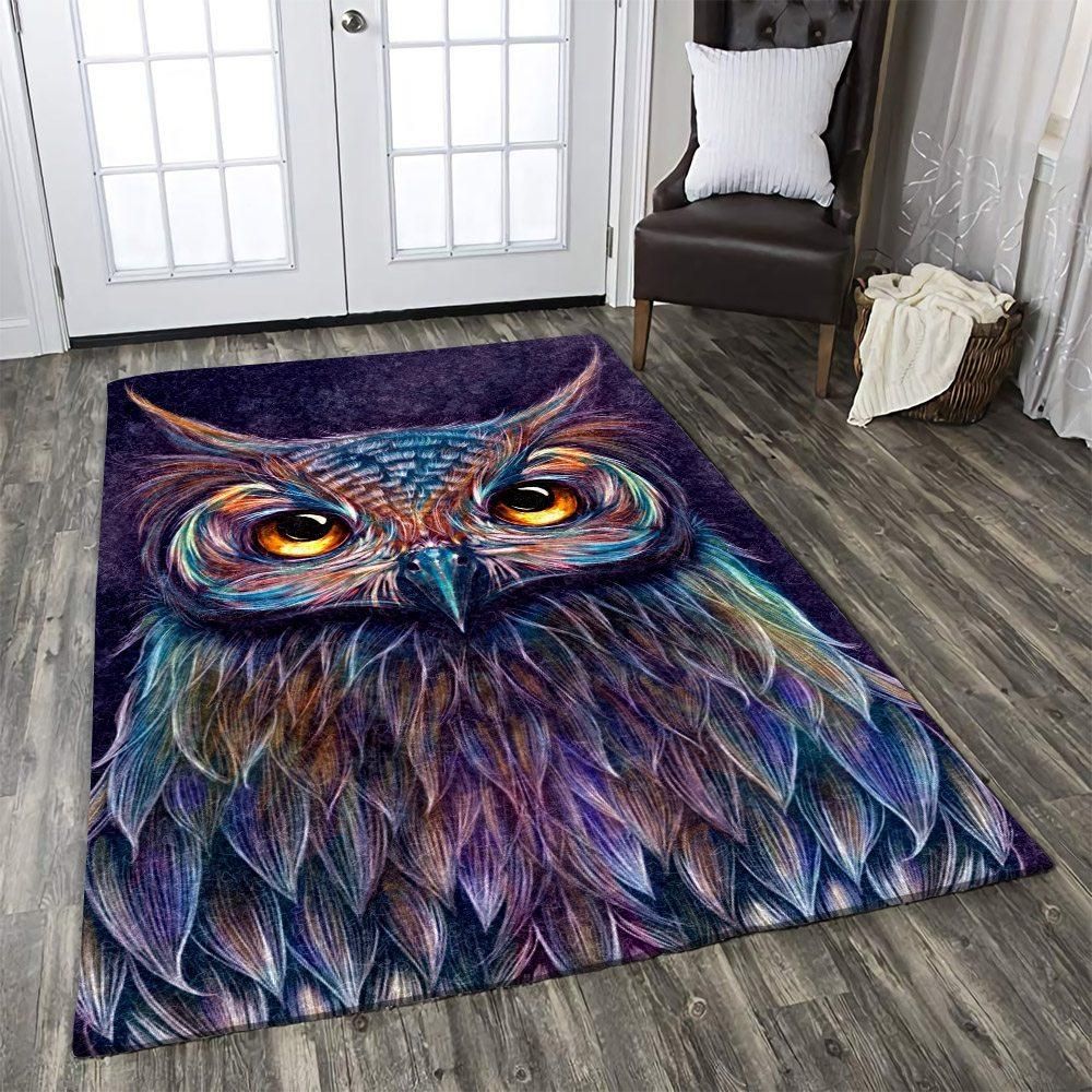 Owl Rug Chrismas Gift - Indoor Outdoor Rugs