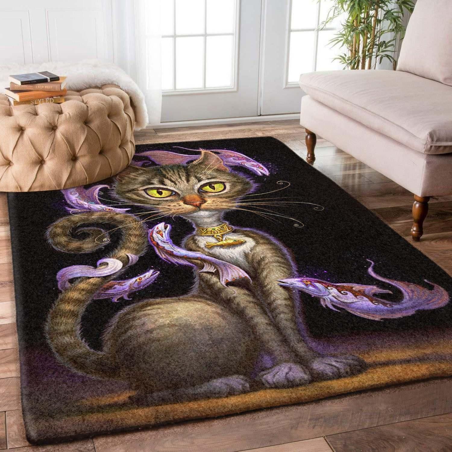 Cat Rug Chrismas Gift - Indoor Outdoor Rugs