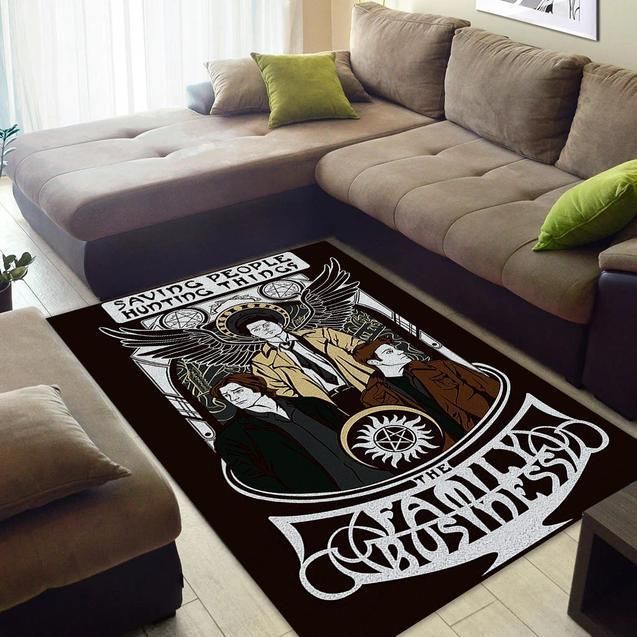Saving People Hunting Things The Family Business Area Rug Chrismas Gift - Indoor Outdoor Rugs