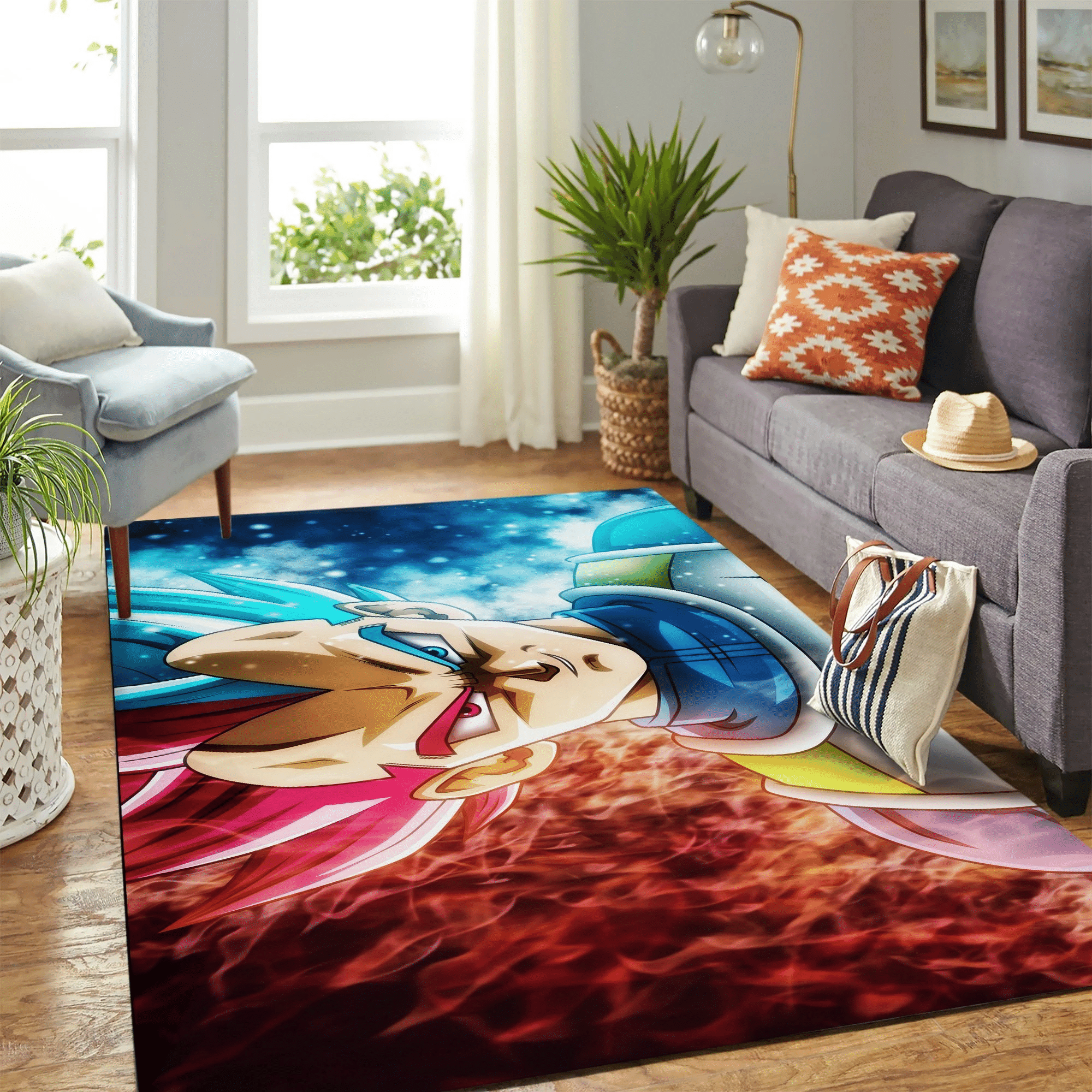 Vegeta Wallpaper Goku Carpet Rug Chrismas Gift - Indoor Outdoor Rugs