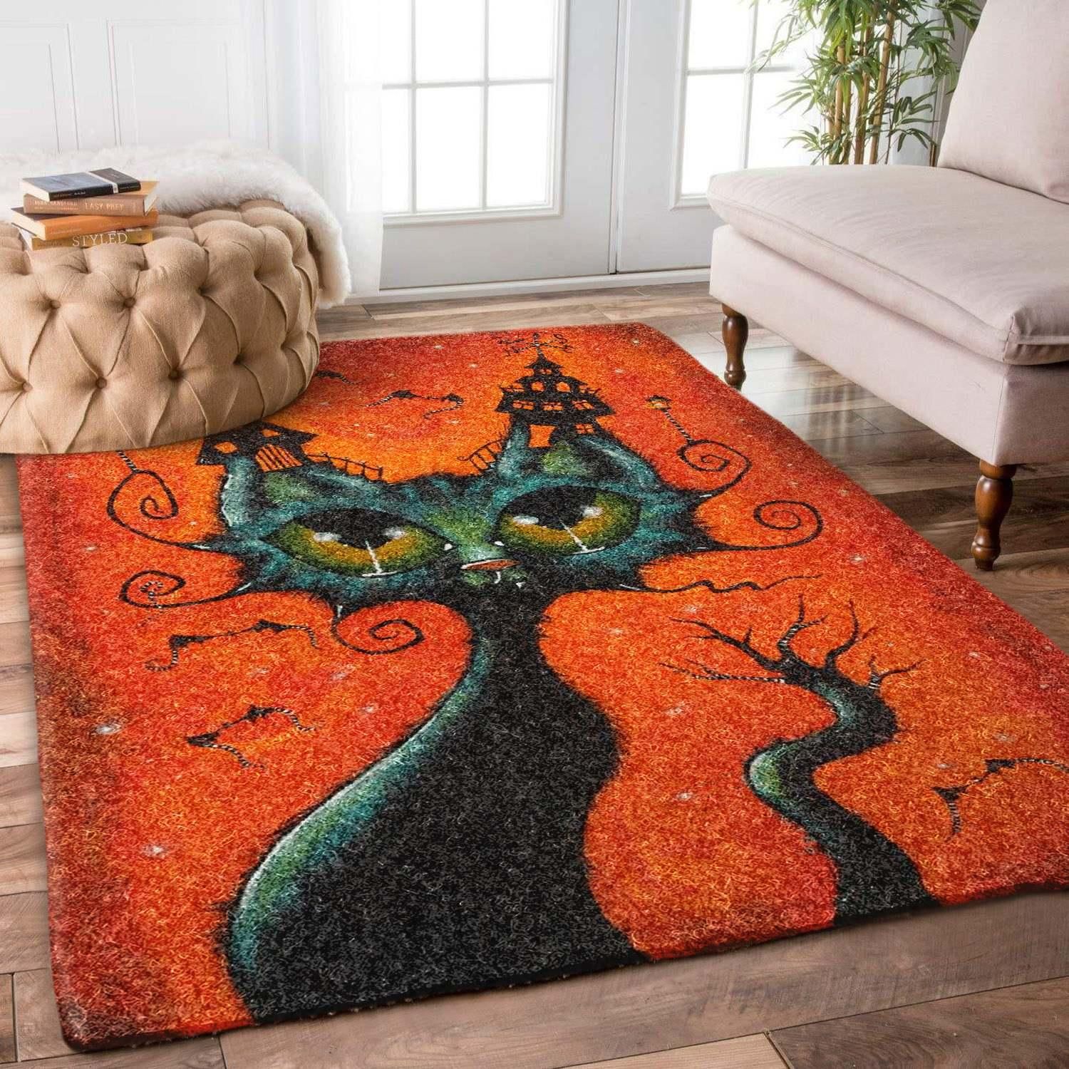 Cat Rug Chrismas Gift - Indoor Outdoor Rugs