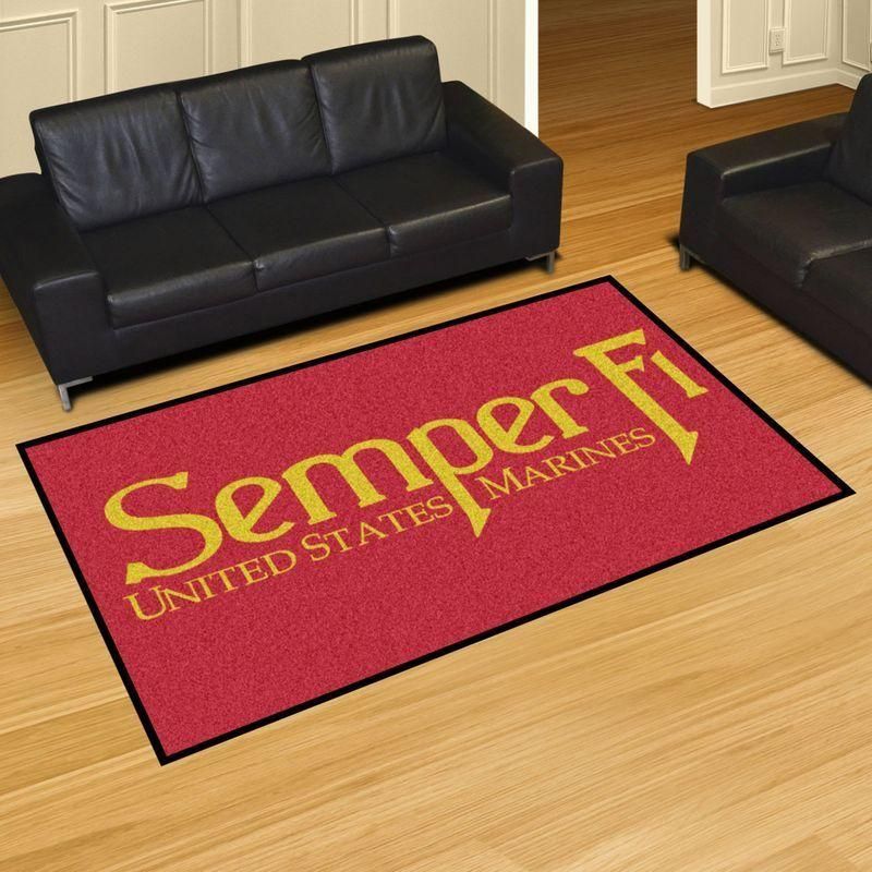 Marines Area Rug Chrismas Gift - Indoor Outdoor Rugs