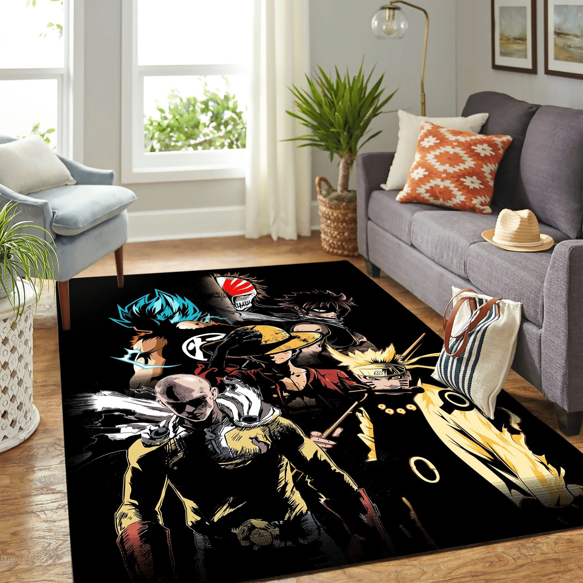 Anime Heroes Carpet Area Rug Chrismas Gift - Indoor Outdoor Rugs