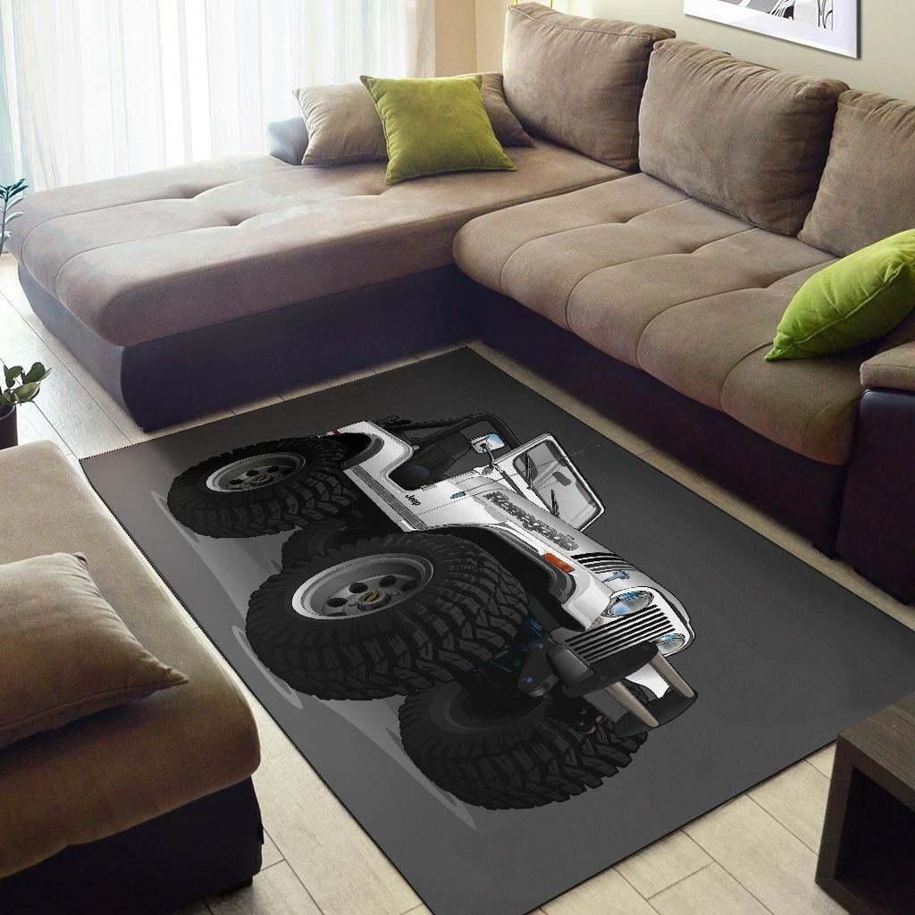 Jeep Renegade Area Rug Chrismas Gift - Indoor Outdoor Rugs