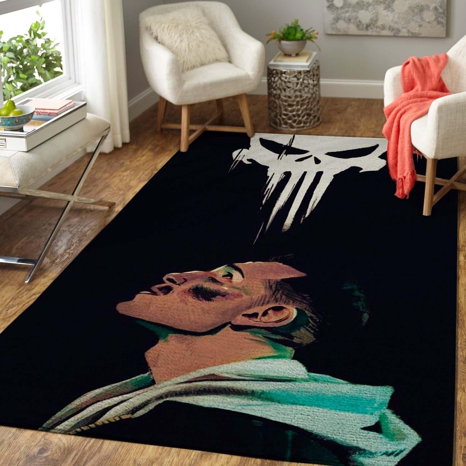 Punisher Area Rug Chrismas Gift - Indoor Outdoor Rugs