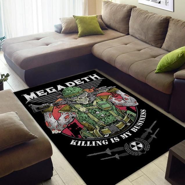 Megadeth Area Rug Chrismas Gift - Indoor Outdoor Rugs