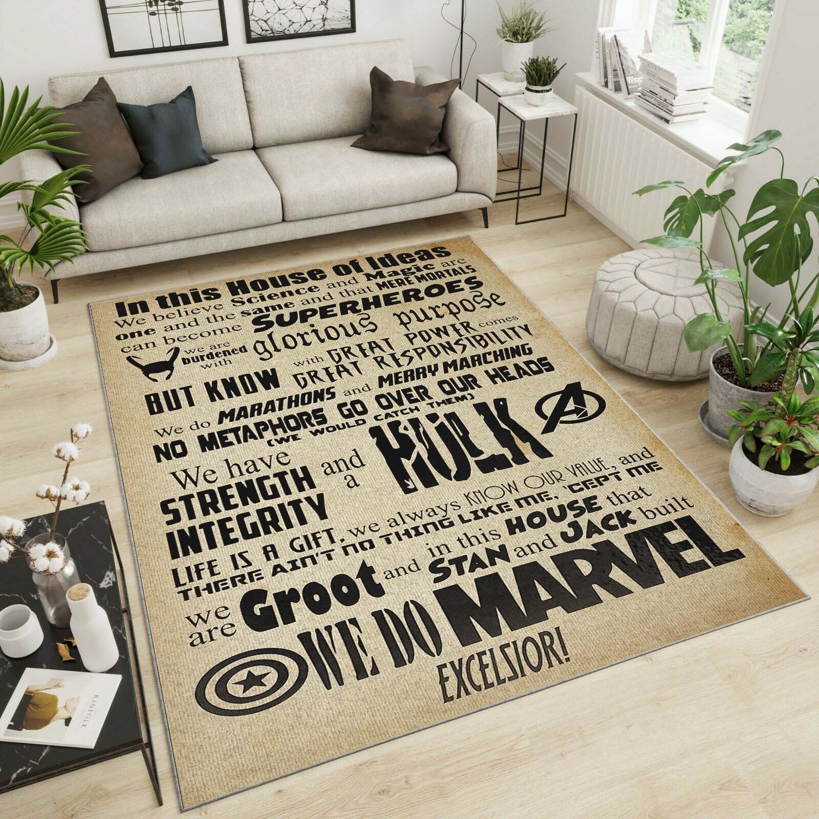 We Do Marvel Area Rug Chrismas Gift - Indoor Outdoor Rugs