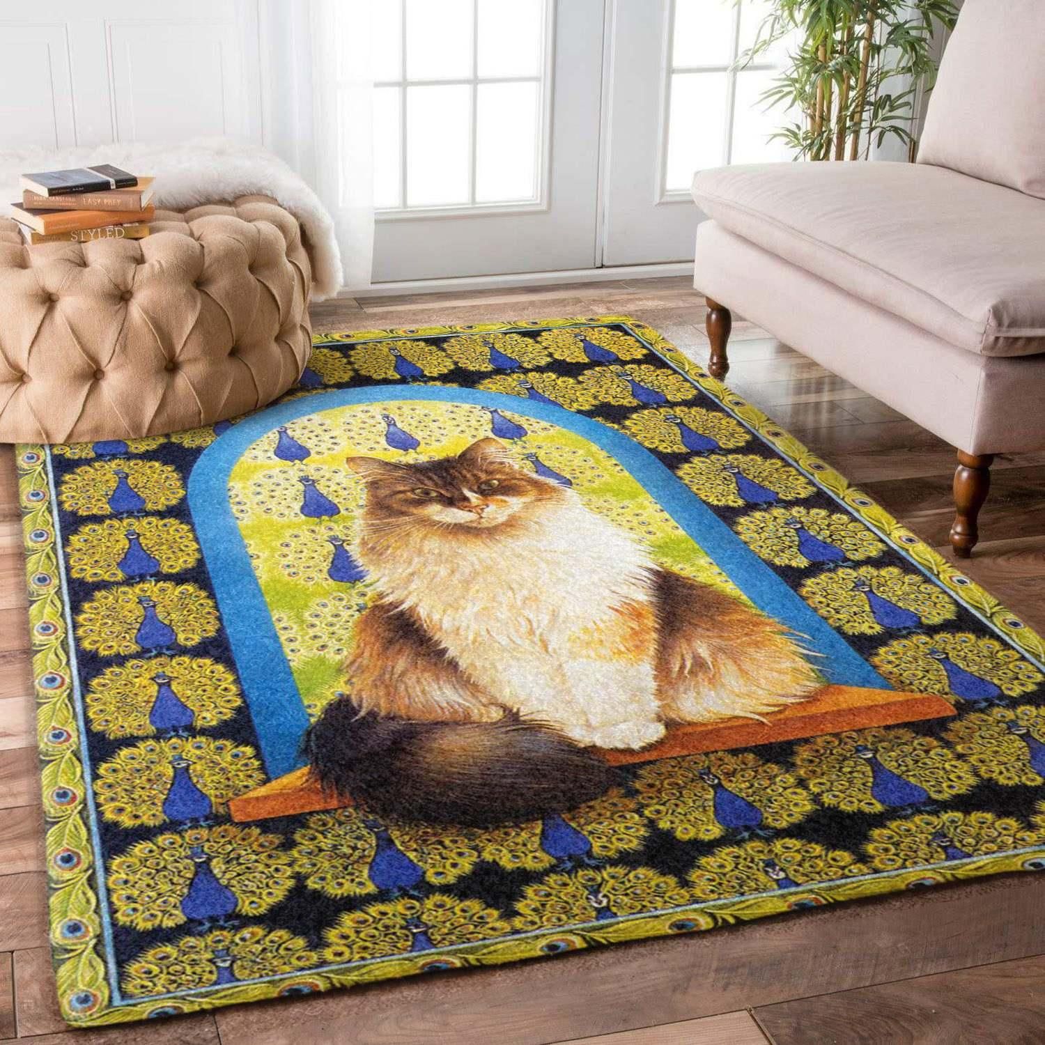 Cat Rug Chrismas Gift - Indoor Outdoor Rugs