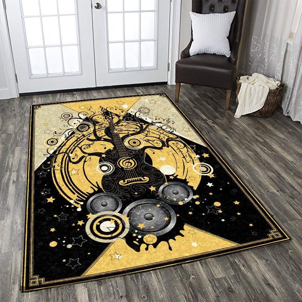 Guitar Rug Chrismas Gift - Indoor Outdoor Rugs