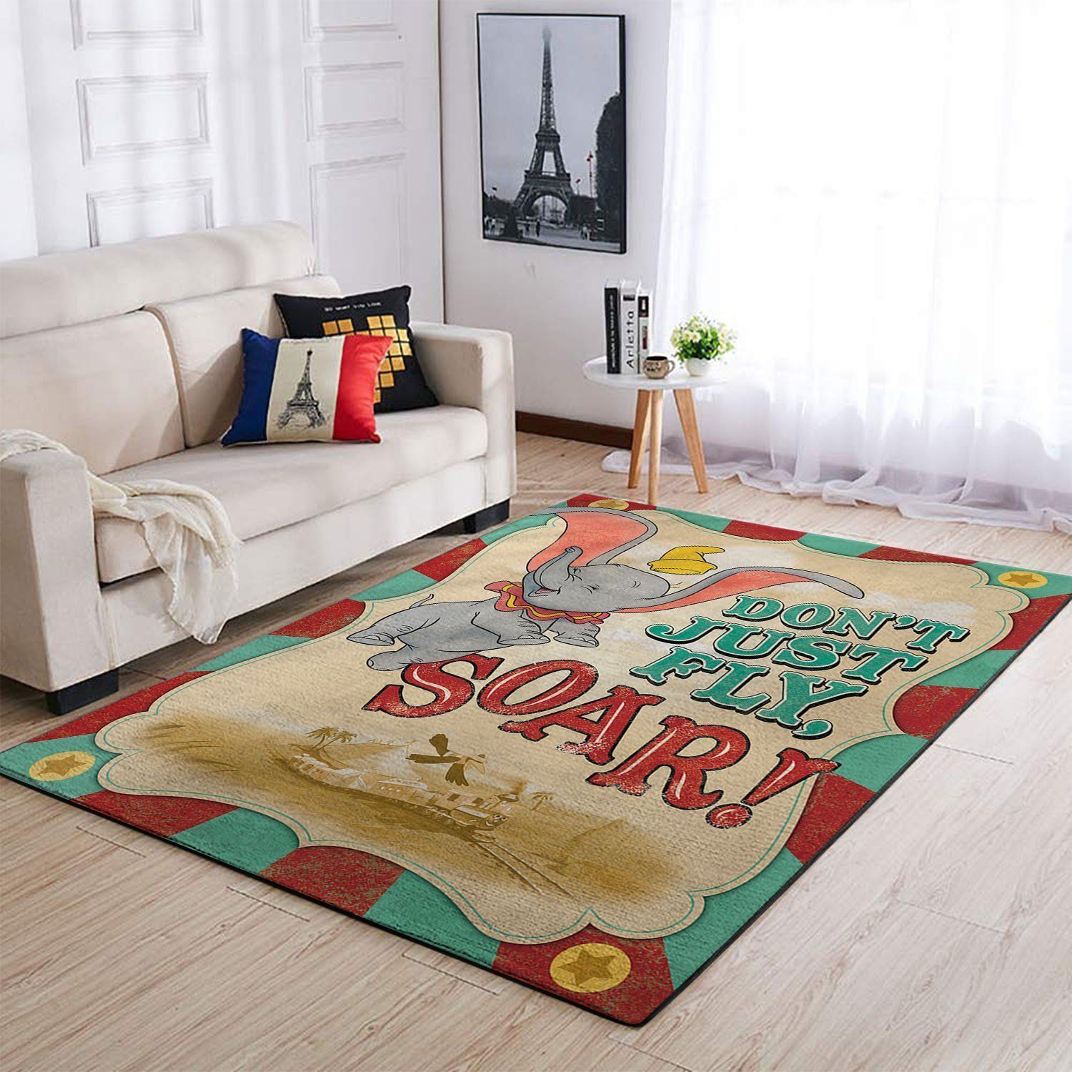 Dumbo Area Rug Chrismas Gift - Indoor Outdoor Rugs