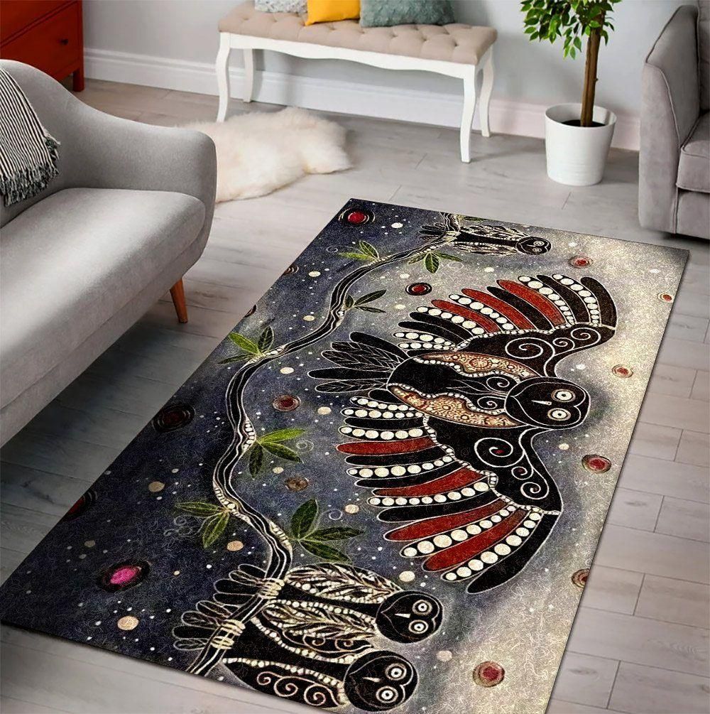 Owl Rug Chrismas Gift - Indoor Outdoor Rugs