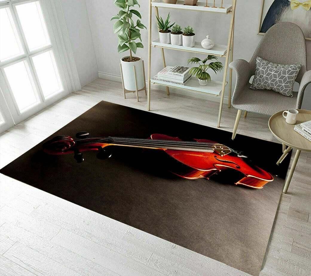 Violin Rug Chrismas Gift - Indoor Outdoor Rugs