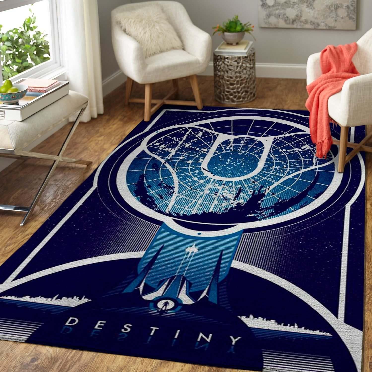 Destiny Game Play Area Rug Chrismas Gift - Indoor Outdoor Rugs