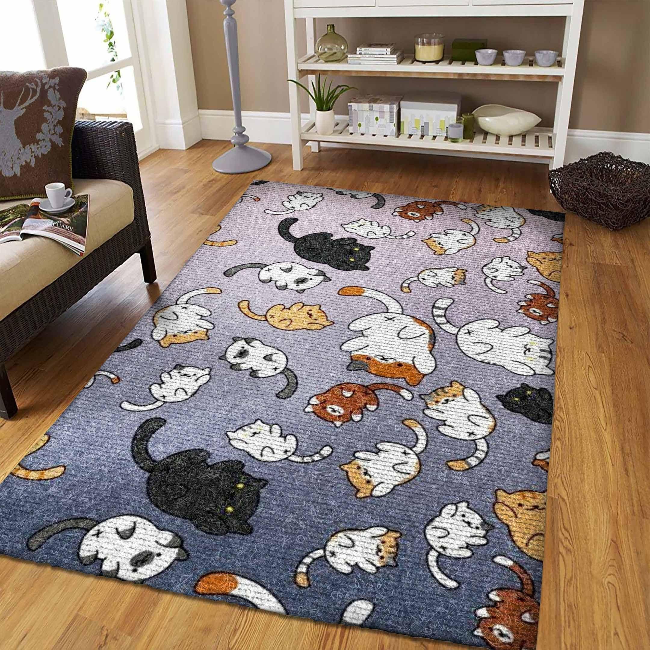 Cat Rug Chrismas Gift - Indoor Outdoor Rugs