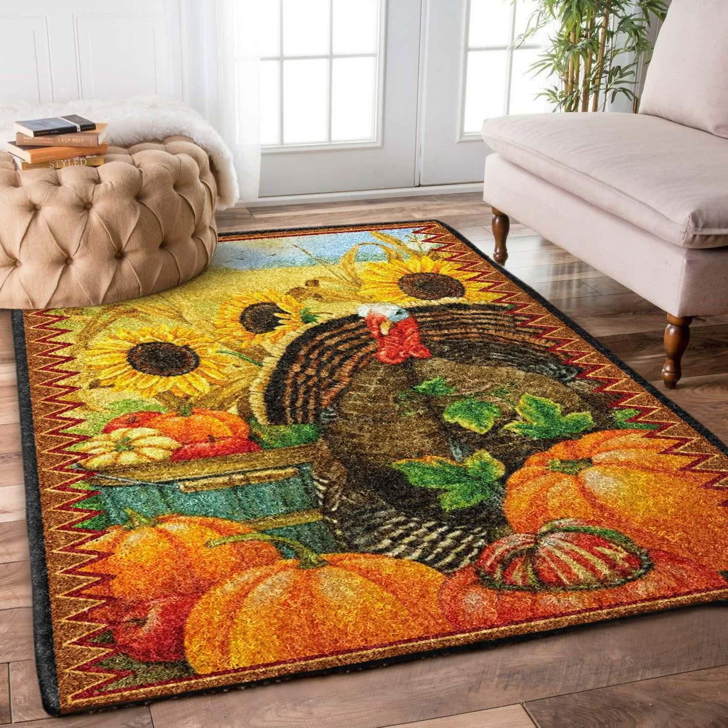 Thanksgiving Rug Chrismas Gift - Indoor Outdoor Rugs