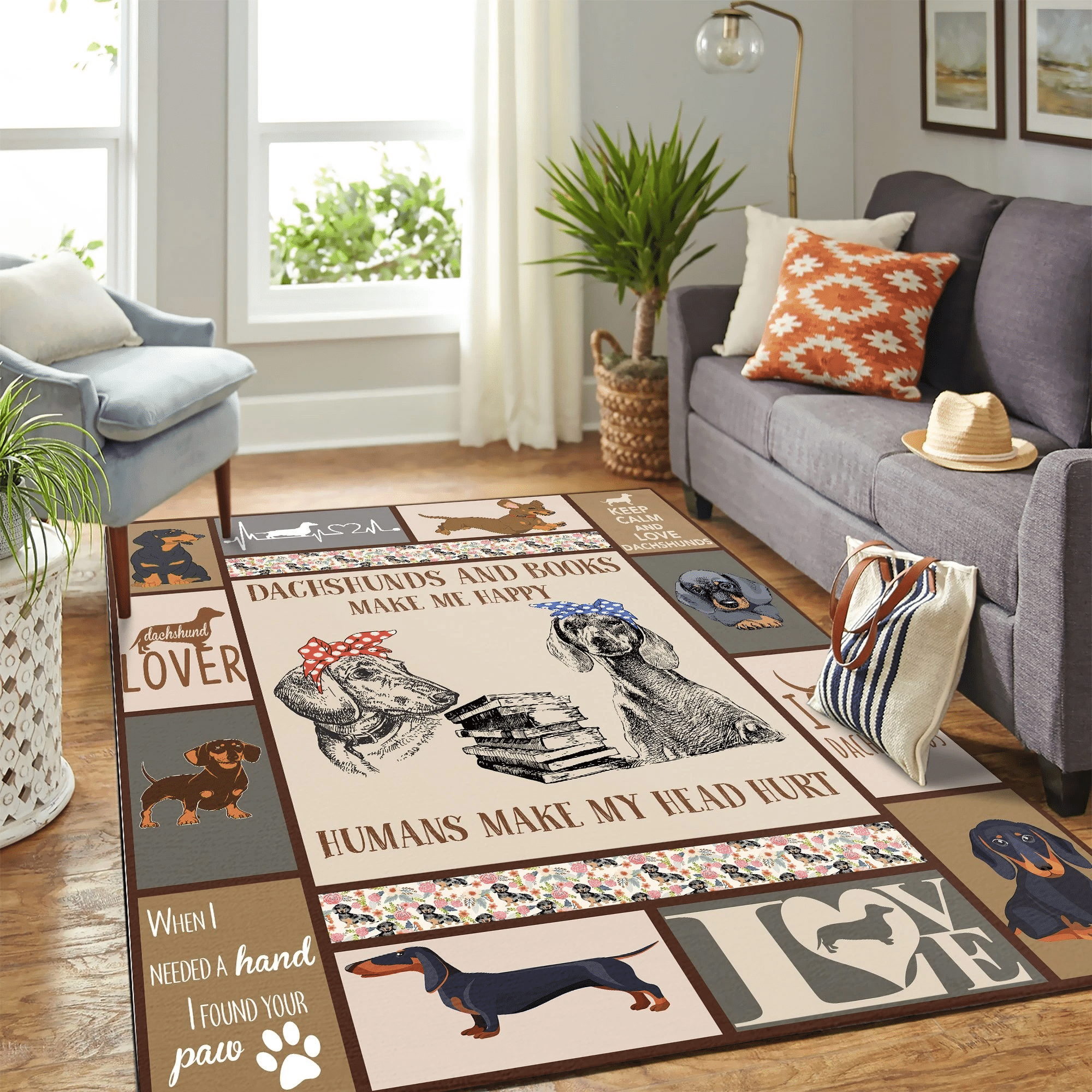 Dachshund Quilt Mk Carpet Area Rug Chrismas Gift - Indoor Outdoor Rugs