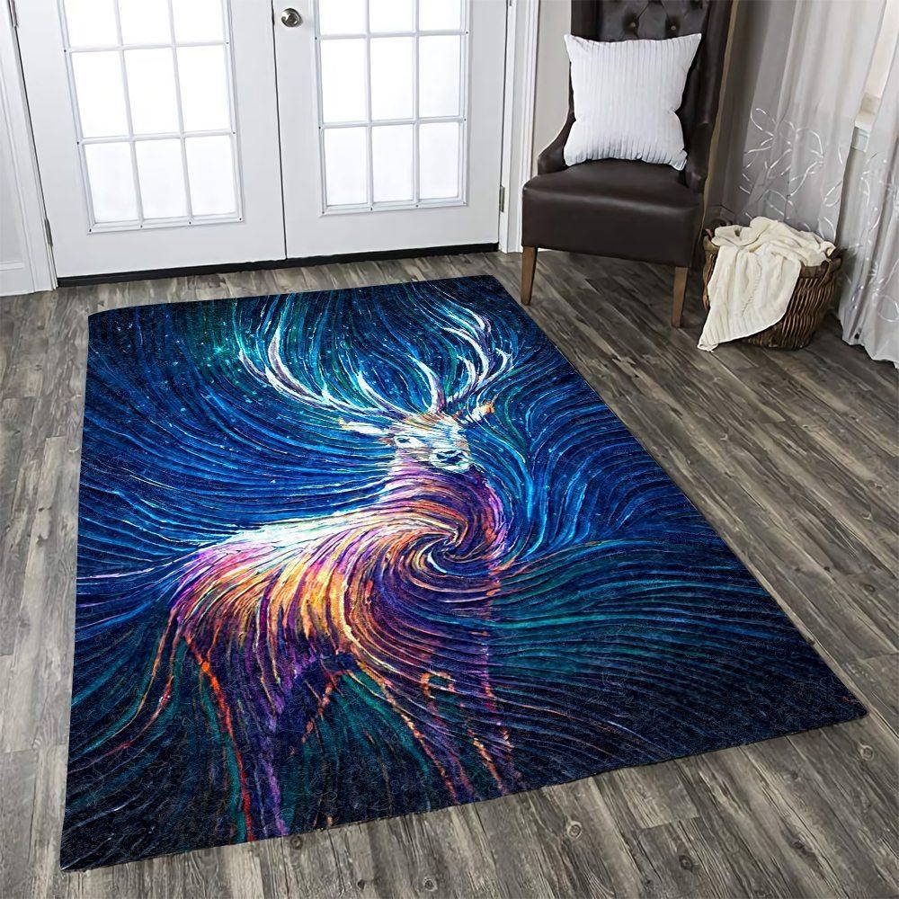 Deer Rug Chrismas Gift - Indoor Outdoor Rugs