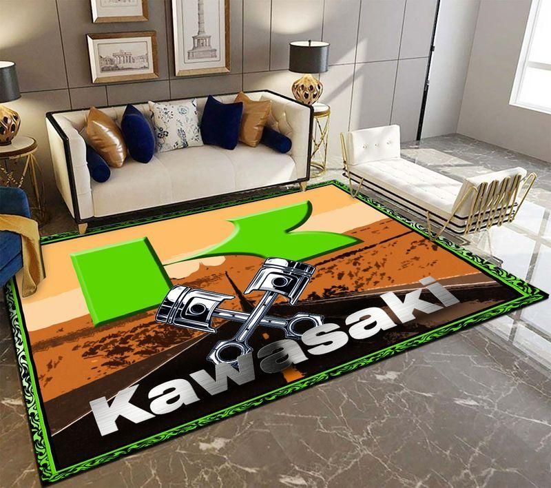 Kawasaki Rug Chrismas Gift - Indoor Outdoor Rugs