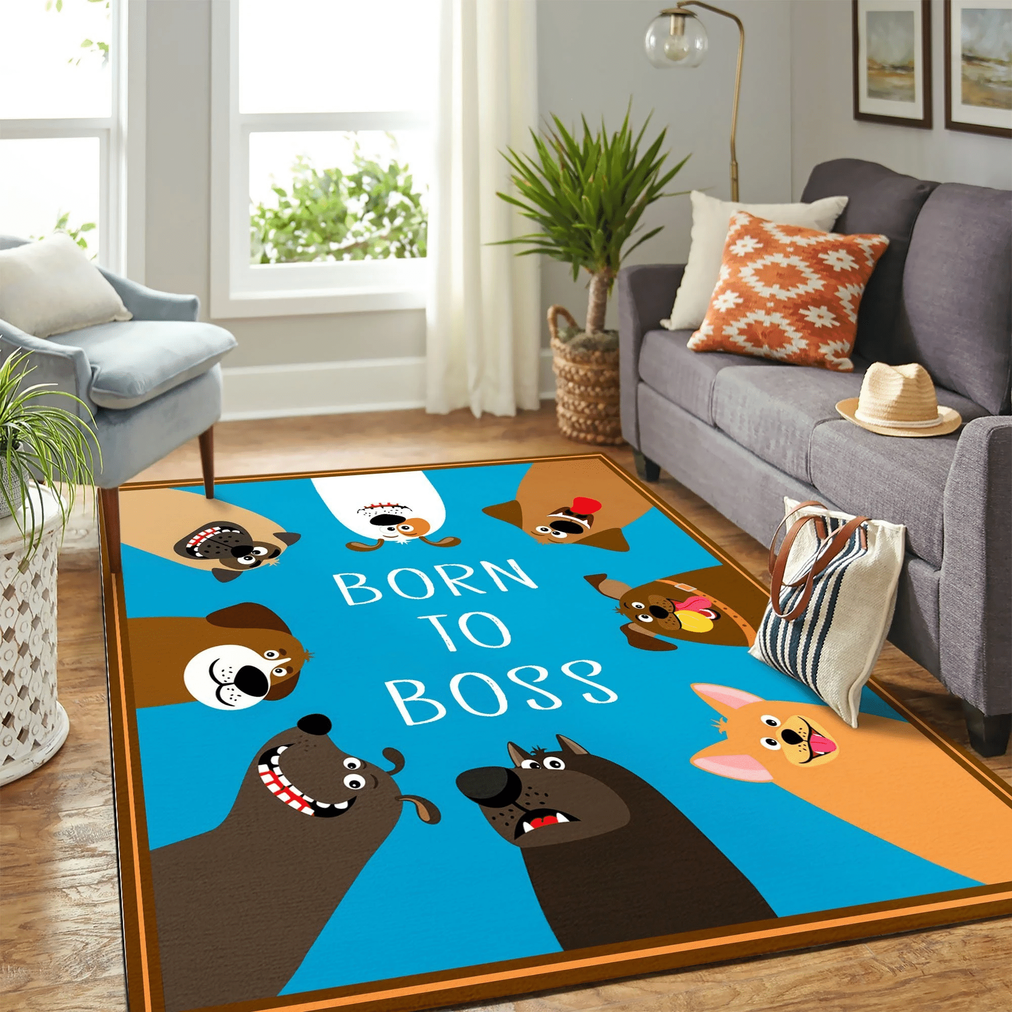 Born To Boss Mk Carpet Area Rug Chrismas Gift - Indoor Outdoor Rugs