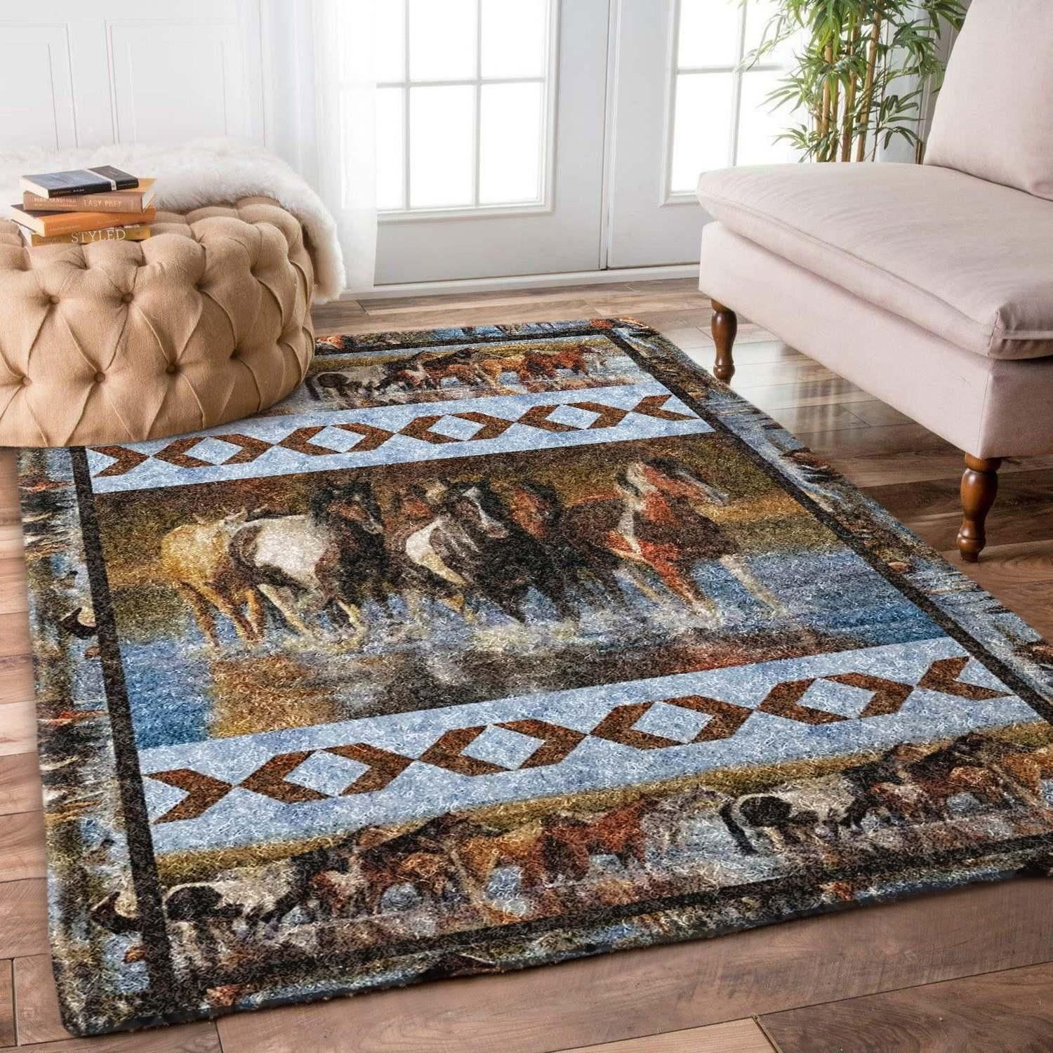 Horse Rug Chrismas Gift - Indoor Outdoor Rugs