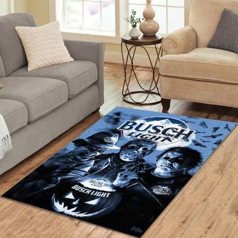 Busch Light Rug Chrismas Gift - Indoor Outdoor Rugs