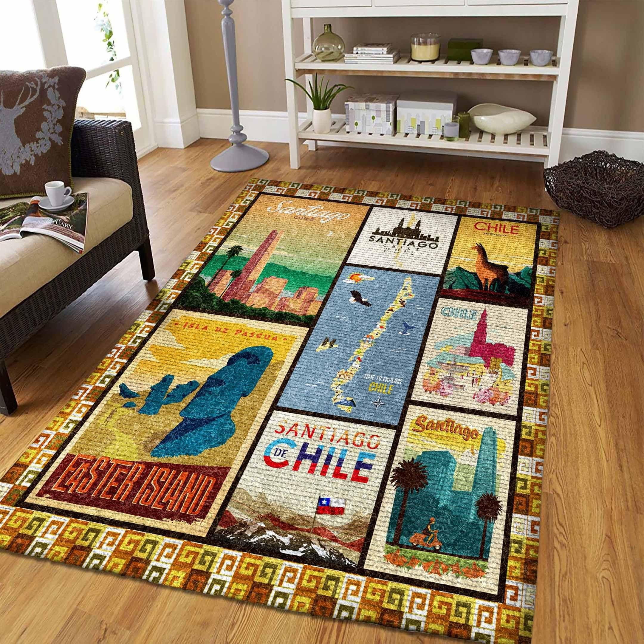 Chile Rug Chrismas Gift - Indoor Outdoor Rugs