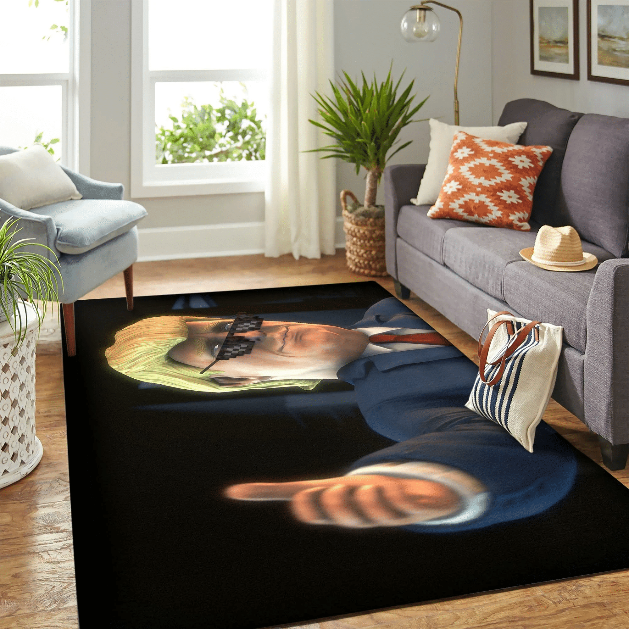 Trump Carpet Floor Area Rug Chrismas Gift - Indoor Outdoor Rugs