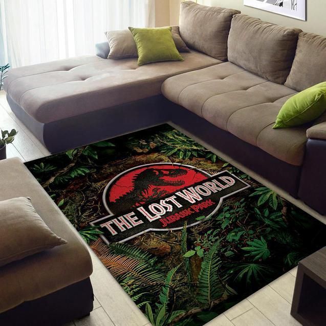 The Lost World Jurassic Park Area Rug Chrismas Gift - Indoor Outdoor Rugs