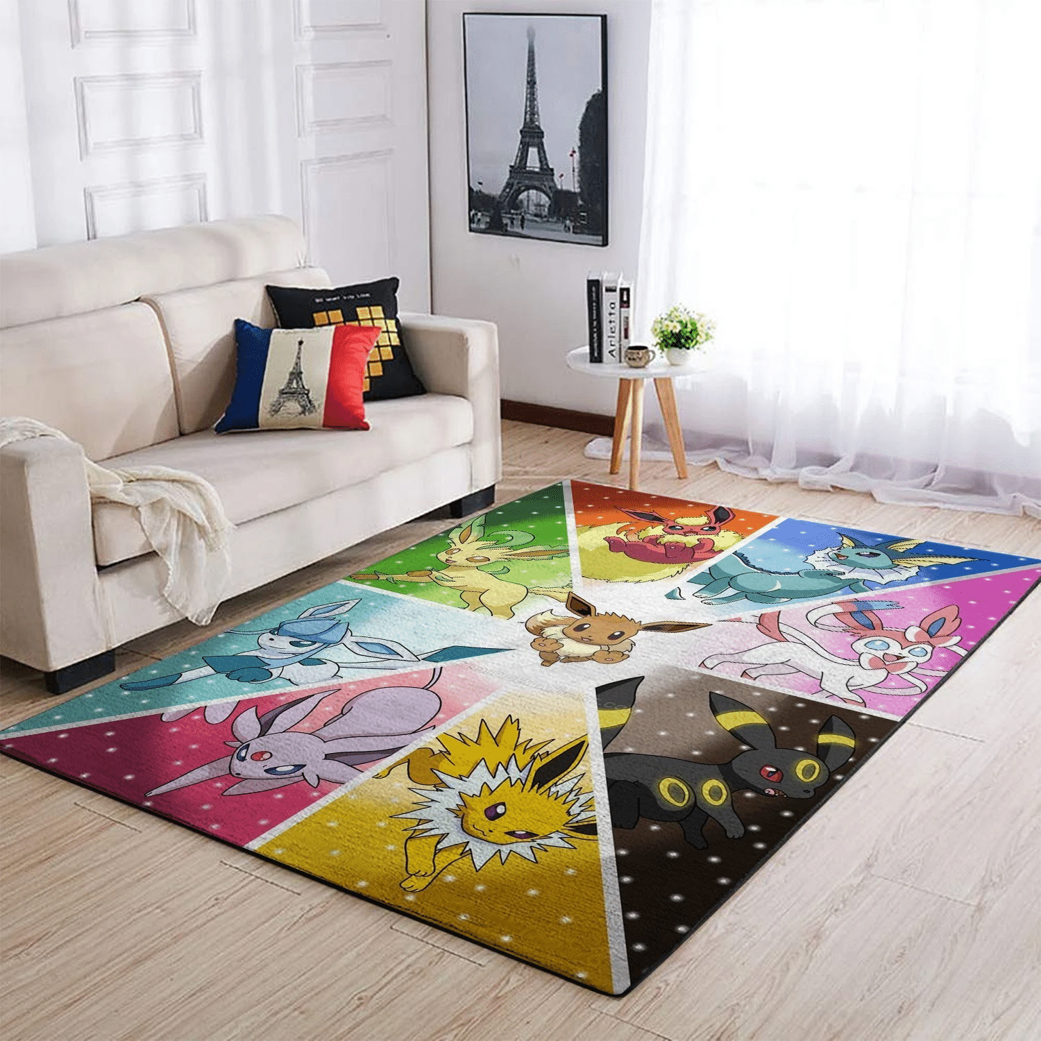 Eevee Pokemon Area Rug Chrismas Gift - Indoor Outdoor Rugs