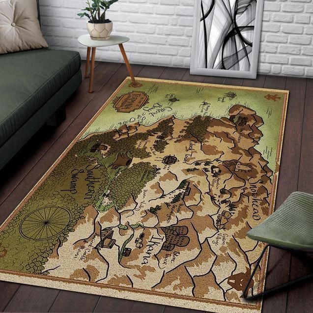 Map Of Termina Area Rug Chrismas Gift - Indoor Outdoor Rugs