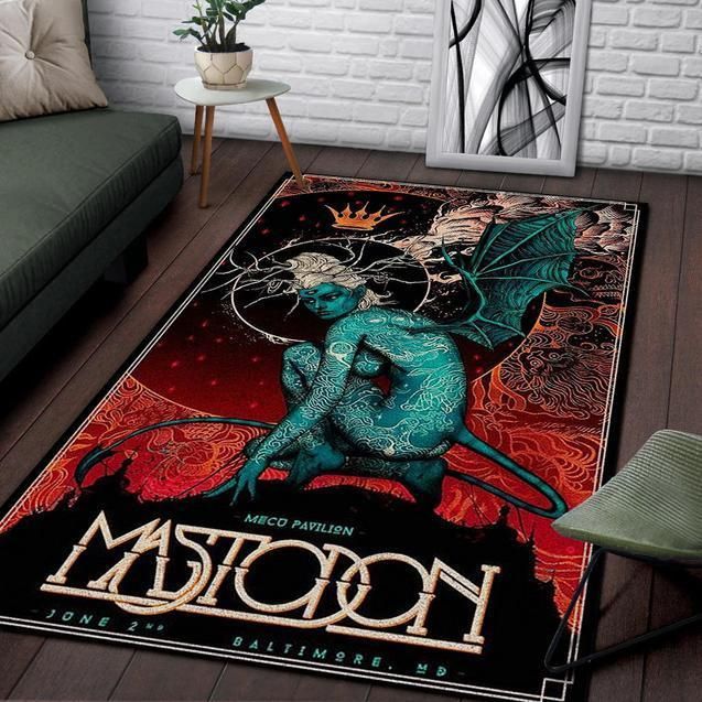 Mecu Pavilion Mastodon Rug Chrismas Gift - Indoor Outdoor Rugs