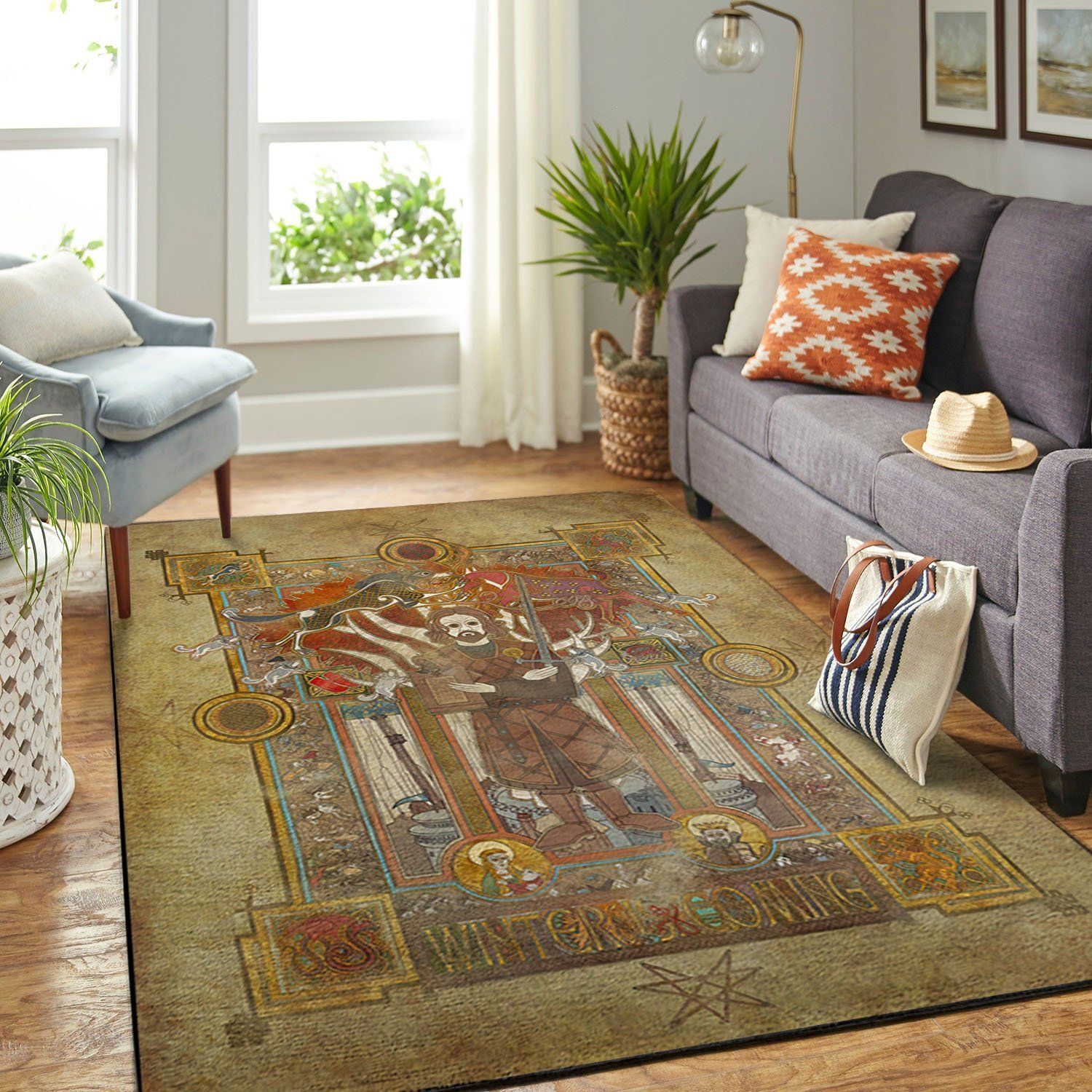 Winter Is Coming Area Area Rug Chrismas Gift - Indoor Outdoor Rugs