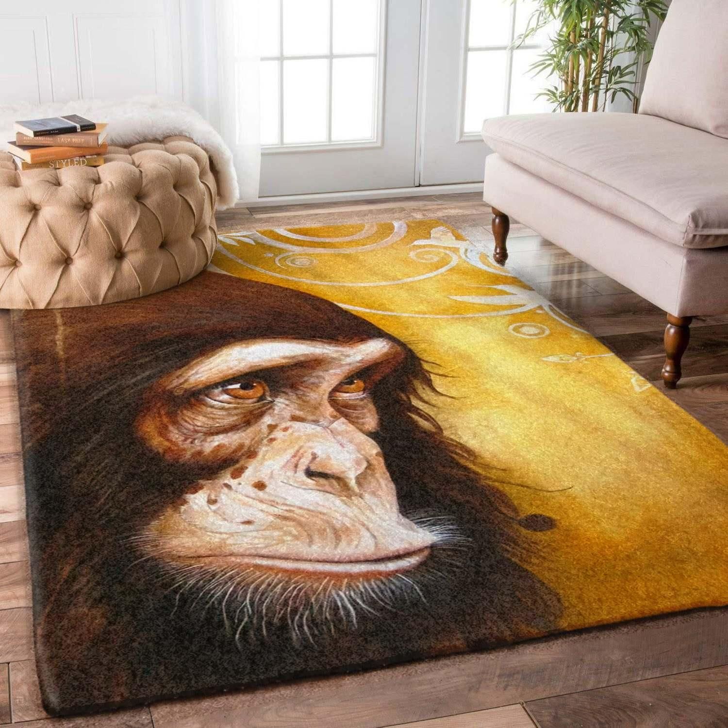 Monkey Rug Chrismas Gift - Indoor Outdoor Rugs