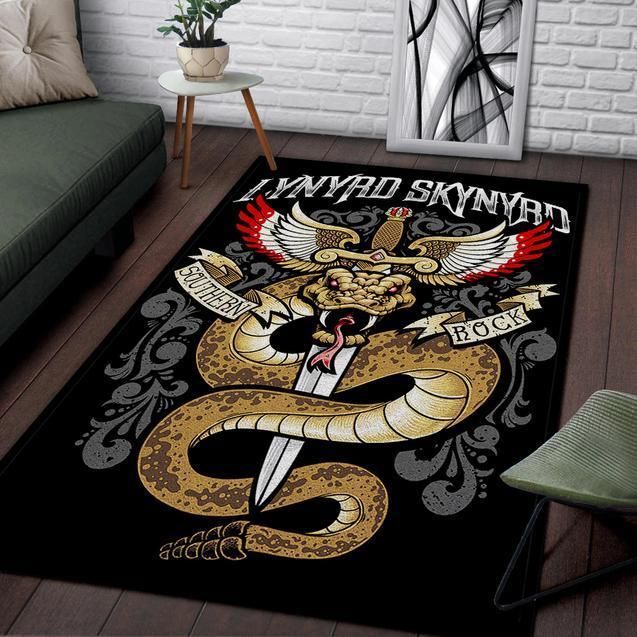 Lynyrd Skynyrd Area Rug Chrismas Gift - Indoor Outdoor Rugs