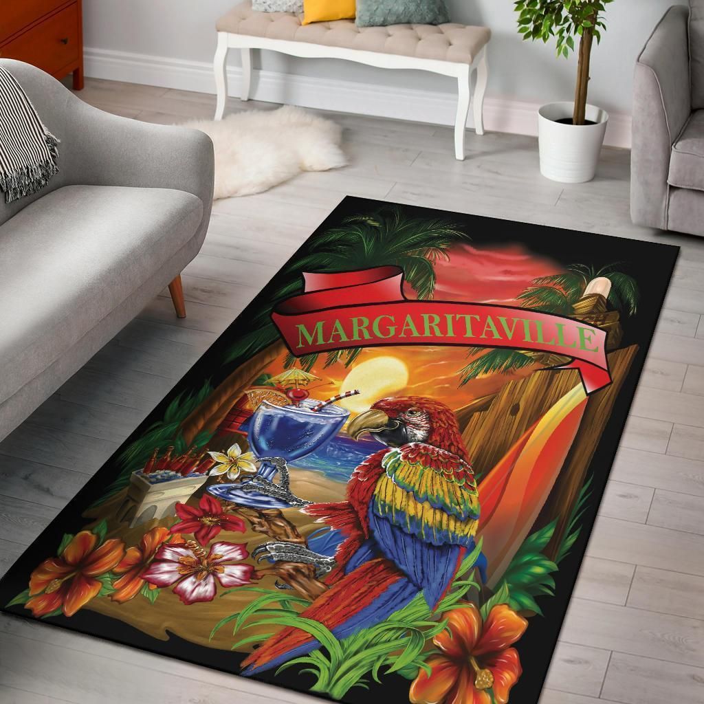 Margaritaville Area Rug Chrismas Gift - Indoor Outdoor Rugs