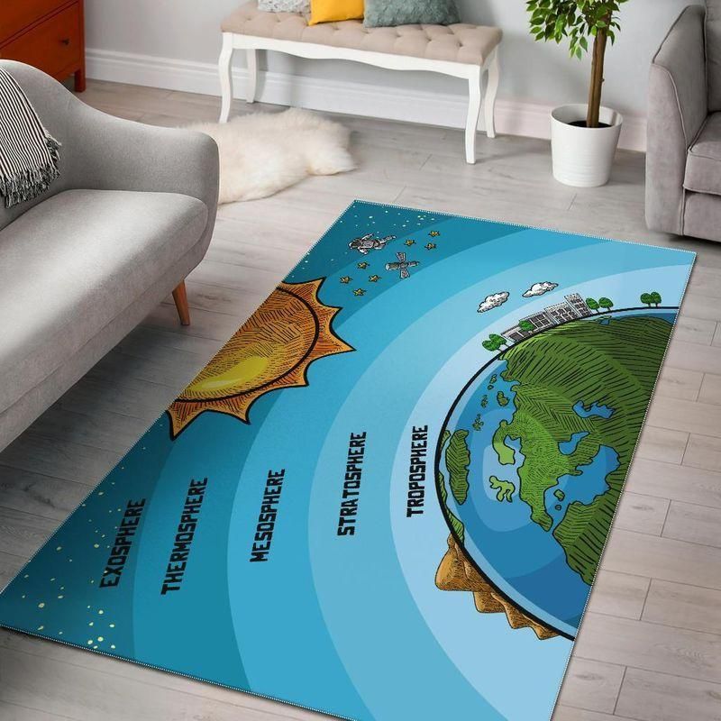 Atmosphere Layers Area Rug Chrismas Gift - Indoor Outdoor Rugs