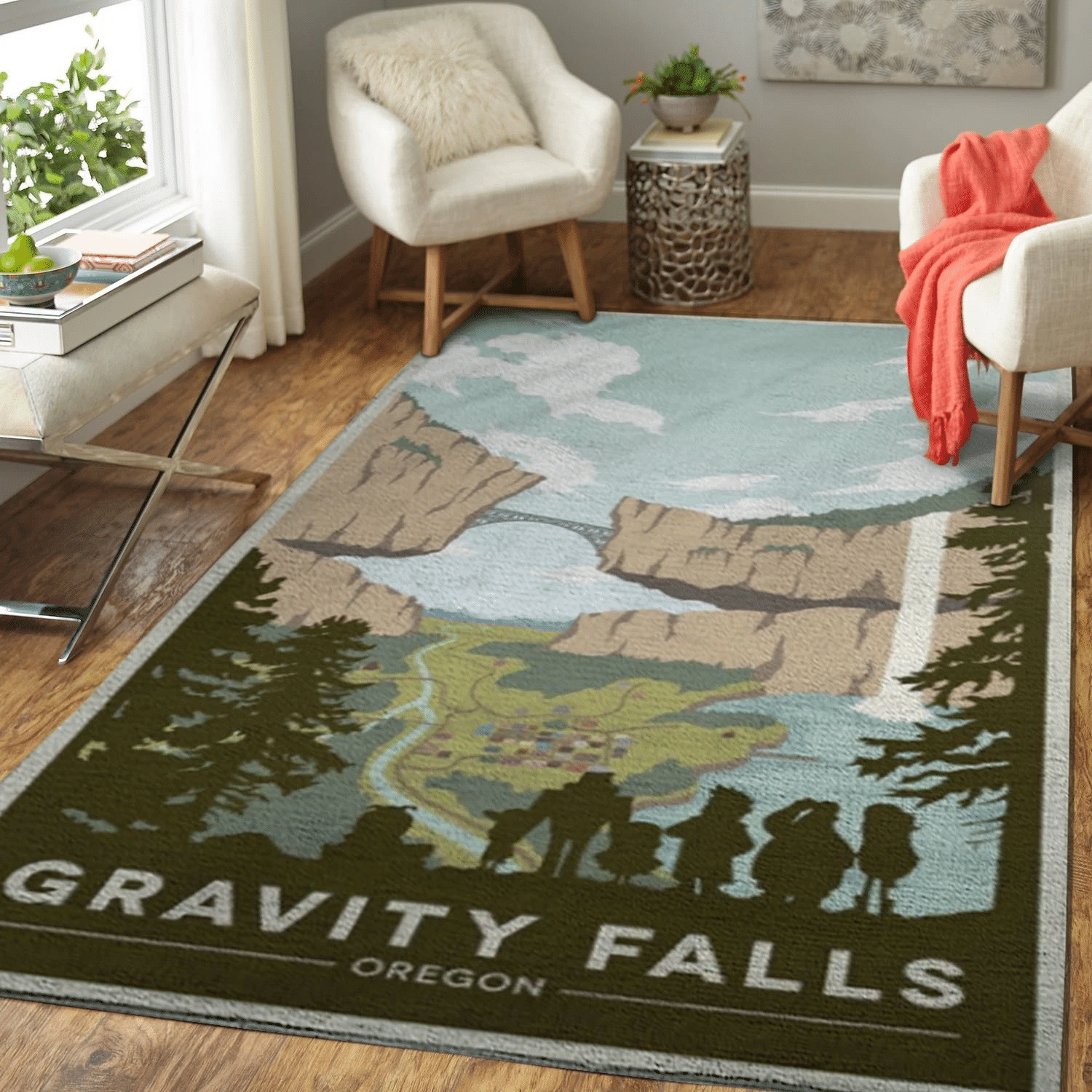 Gravity Falls Area Rug Chrismas Gift - Indoor Outdoor Rugs