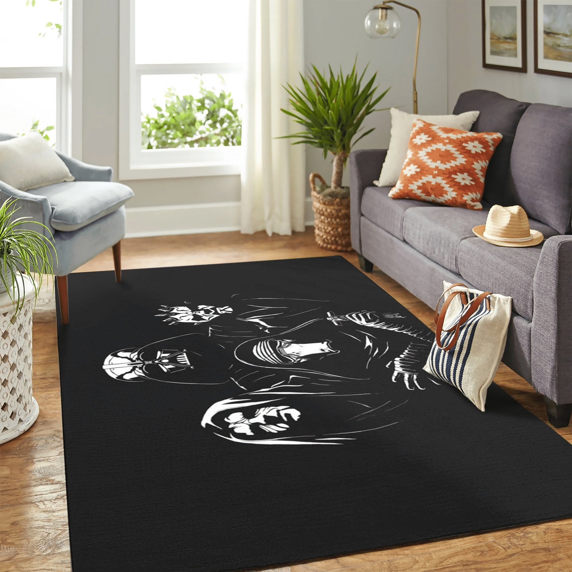 Star Wars Crossover Queen Carpet Floor Area Rug Chrismas Gift - Indoor Outdoor Rugs