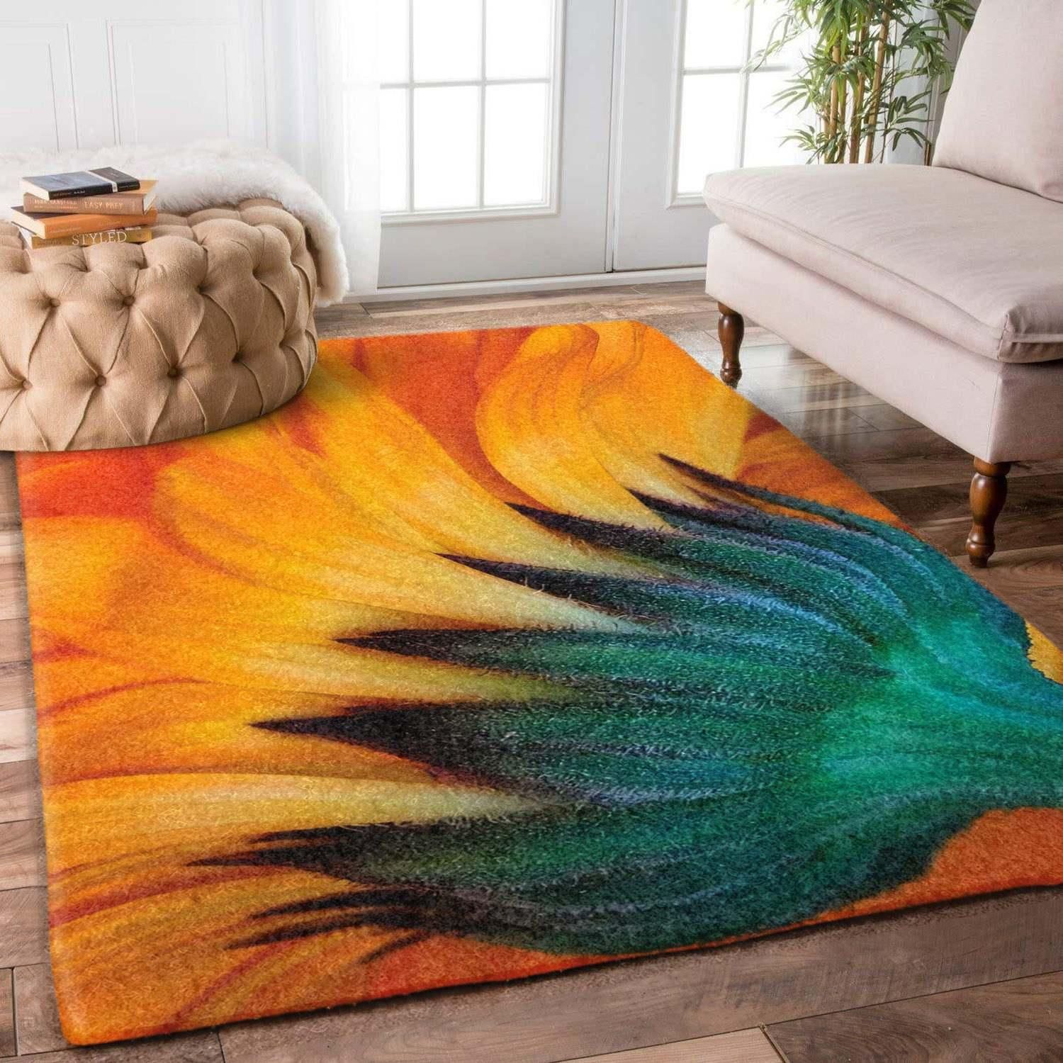 Sunflower Rug Chrismas Gift - Indoor Outdoor Rugs