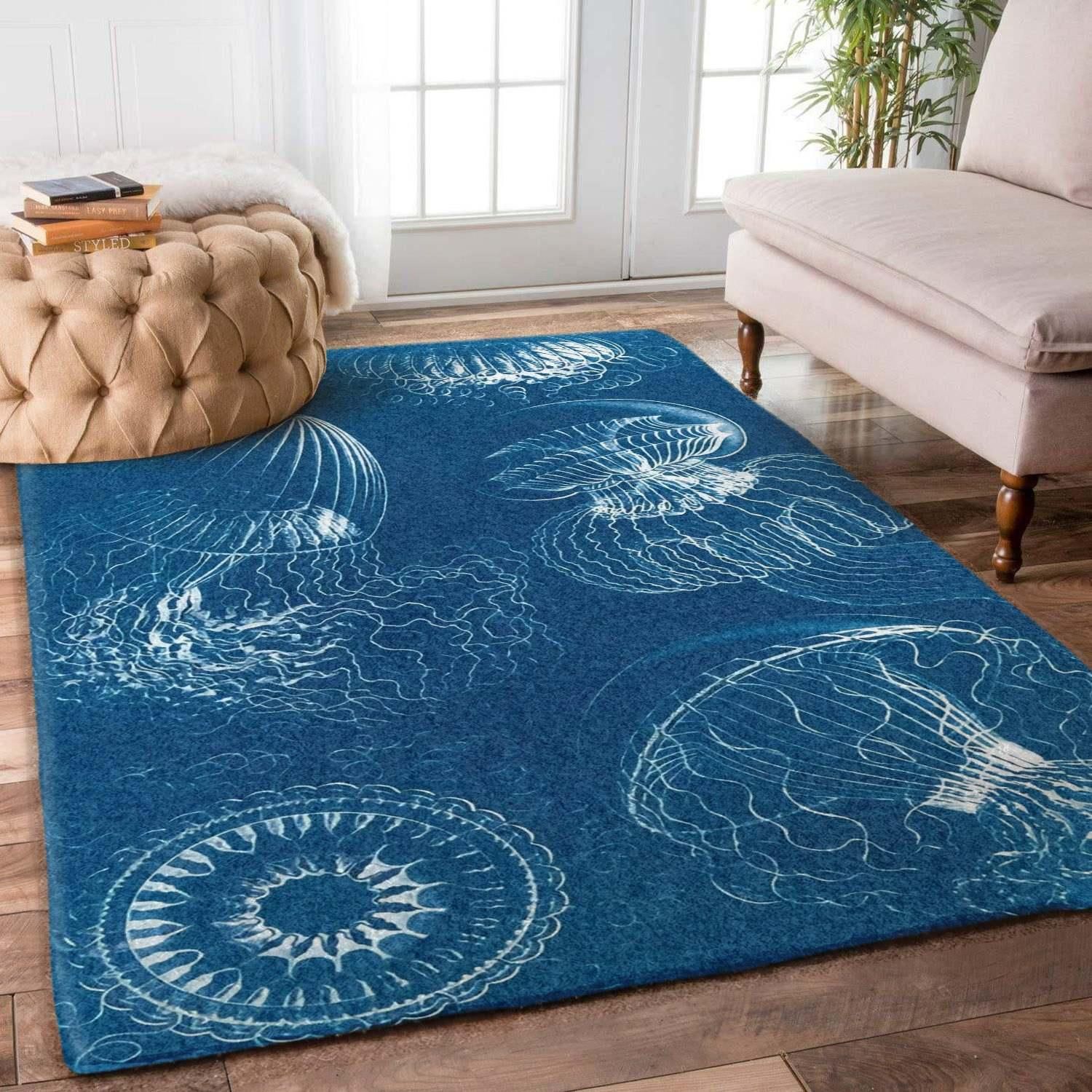 Jellyfish Rug Chrismas Gift - Indoor Outdoor Rugs