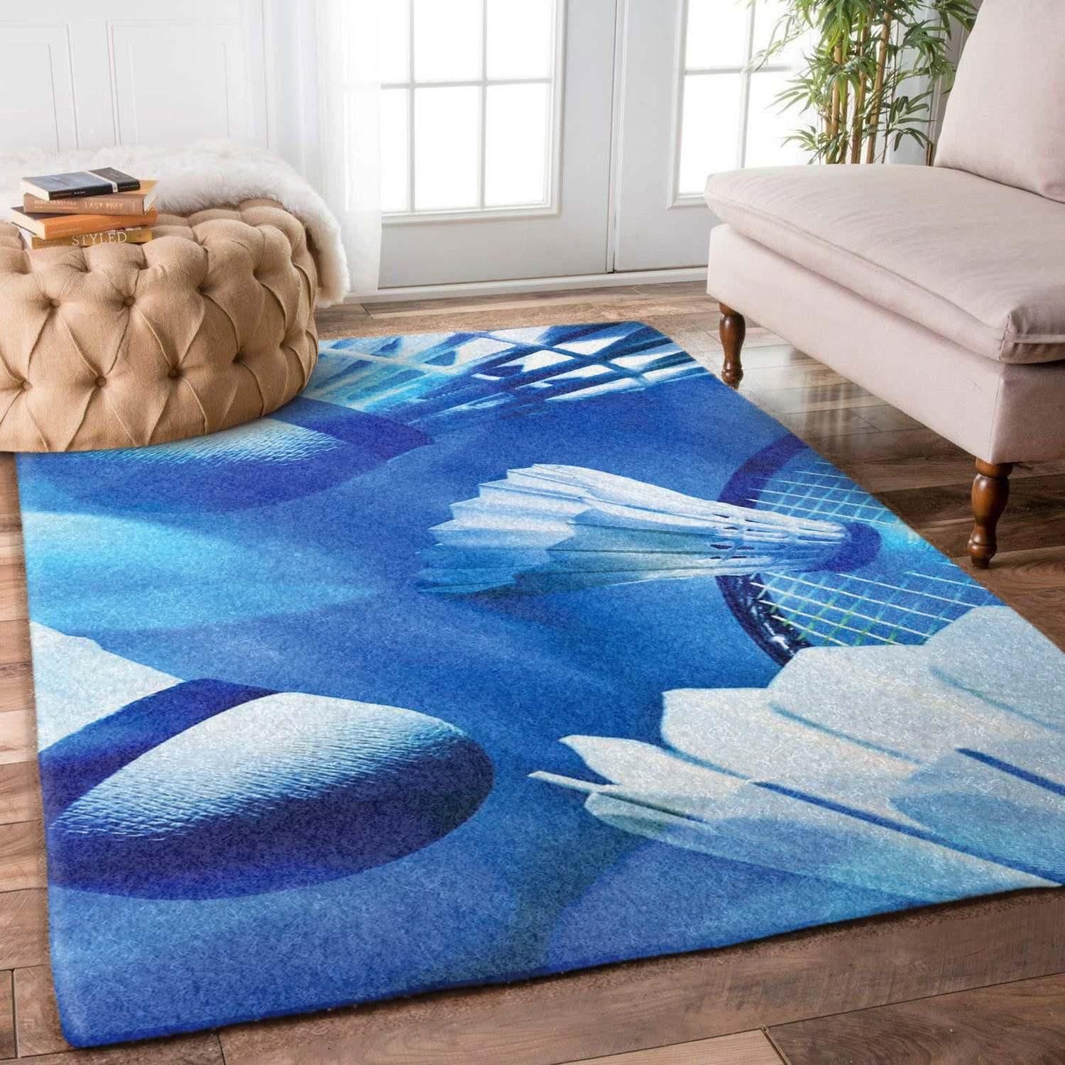 Badminton Rug Chrismas Gift - Indoor Outdoor Rugs