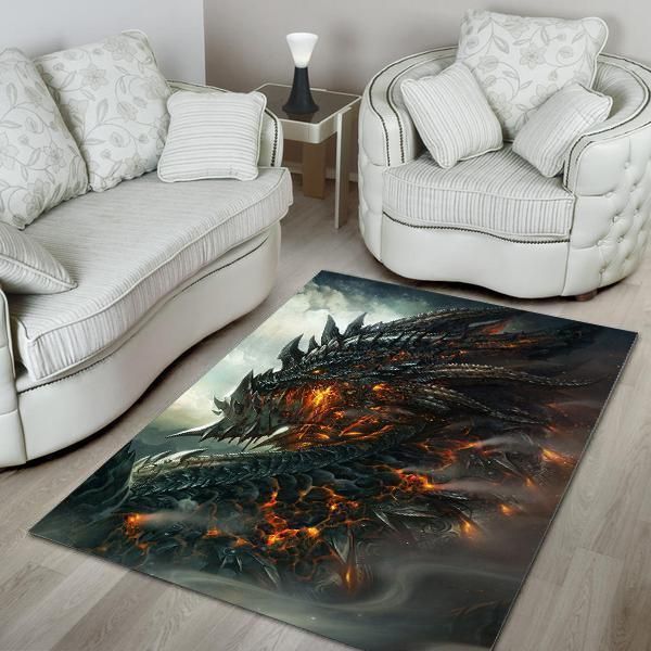 Dragon Area Rug Chrismas Gift - Indoor Outdoor Rugs